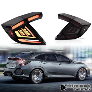 Smoked LED Tail Light For Honda Civic 2017-2021 Hatchback Type R Rear Brake Lamp - Picture 1 of 19