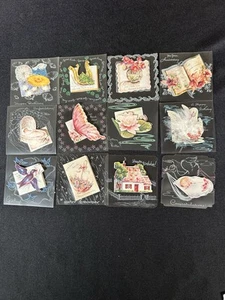 VTG”Little Ones” Die Cut Small All Occasion Greetings Cards 9 W/Envelopes 3 W/O - Picture 1 of 14