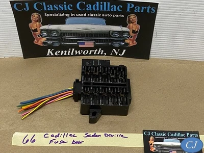 OEM 66 Cadillac Deville PANEL DE CAJA DE FUSIBLES DEBAJO DEL TABLERO Foto 1 de 4
