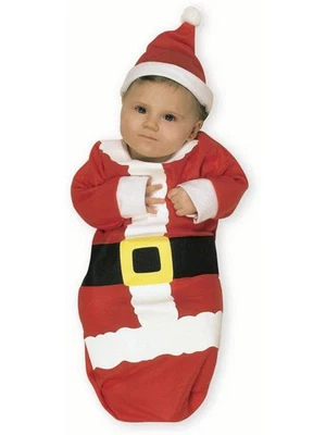 Santa Claus Bunting Holiday Costume - Infant Size 0-6 Months - Image 1 of 2