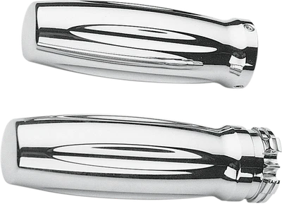 Pro One Chrome Millennium 1" Motorcycle Grips 1980-2022 Harley Touring Softail - Image 1 of 2