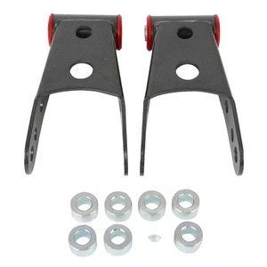 For Ford F-150 2015-2022 Rear Lowering Drop Steel Shackles Suspension Kit - Picture 1 of 9