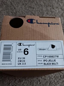 Champion IPO Slides Jellie Size 6 Youth Ranbow - Picture 1 of 5