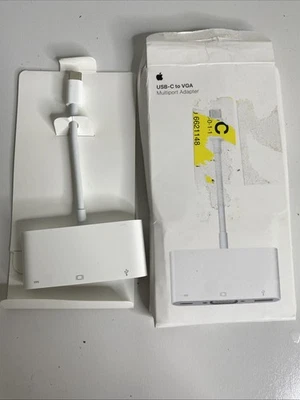 Apple - USB-C to VGA Multiport Adapter - A1620 - MJ1L2AM/A - White - Image 1 of 4