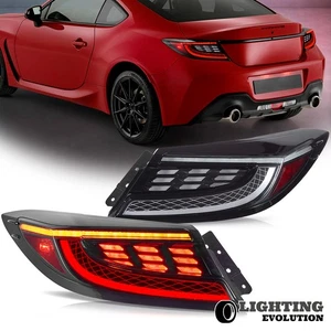 A Pair LED DRL Tail lights For 2022-2024Toyota 86 GR86 Subaru BRZ S W/Sequential - Picture 1 of 16