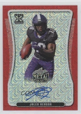 2020 Leaf Metal Draft Red Mojo /2 Jalen Reagor #BA-JR1 Rookie Auto RC - Image 1 of 2