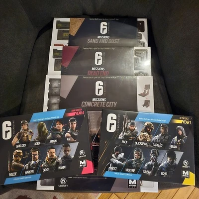 Rainbow 6 Siege Board Game - Year 1 / Year 4 Expansions + 3 Map Packs - Image 1 of 4