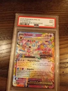 2025 Sylveon ex 041/131 (Stamped) Pokemon Prismatic Evolutions PSA 9 - Bild 1 von 3