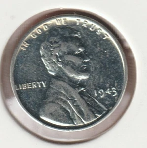 1943 WWII Lincoln Wheat Steel Penny Collectible US Collection Very Good USA Coin - Picture 1 of 2