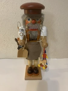 Christian Ulbricht Cascanueces Fabricante de Juguetes Navidad Alemania Occidental 13" - Imagen 1 de 8