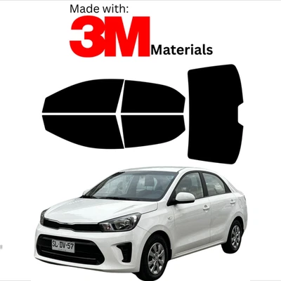 Precut Window Tint Kit For Kia Soluto Sedan 23 Color Stable Ceramic Made With 3M — 第 1/4 张图片