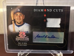 2005 Donruss Diamond Kings Cuts Jerseys Signatures #17/25 Paul Lo Duca #DC-36 - Picture 1 of 4