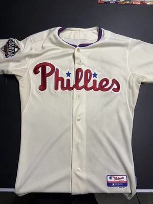 Shane Victorino World Series Philadelphia Phillies  Authentic Cool Base Jersey - Image 1 of 4