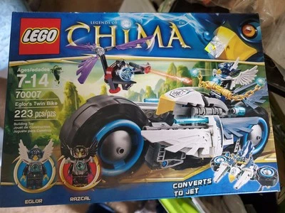 LEGO Legends of Chima: Eglor's Twin Bike 70007 New Sealed Retired - Image 1 of 4