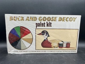 Vintage ‘02 Stoney Point Decoys Duck & Goose Paint Kit & Manual - Picture 1 of 8