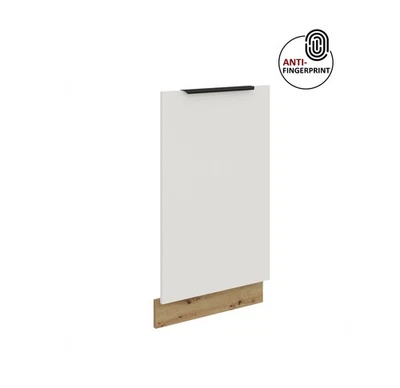 Frontblende für vollintegrierten Geschirrspüler 45 cm ARIA Weiß + Eiche Artisan - Bild 1 von 4