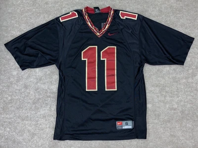 Футболка мужская Nike Florida State Seminoles No11 маленькая черная винтажная Y2K - Изображение 1 из 4
