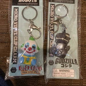Handgefertigt von Robots - Killer Klowns und Godzilla Schlüsselanhänger - Bild 1 von 3
