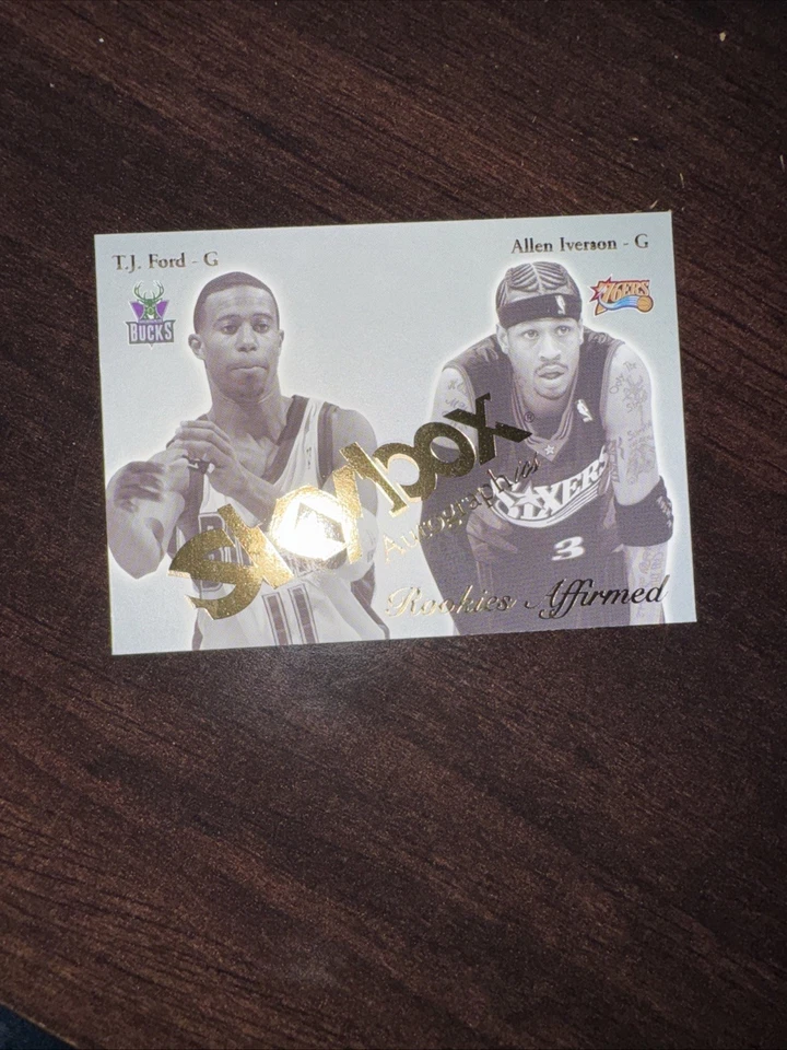 2003-04 Skybox Autographics TJ Ford/Alken Iverson Rookies Affirmed #14 Of 15 - Image 1 of 1