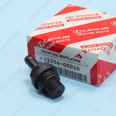 12204-0C010 Original OEM Toyota Tacoma 4Runner Válvula PCV Ventilación Subconjunto Foto 1 de 4