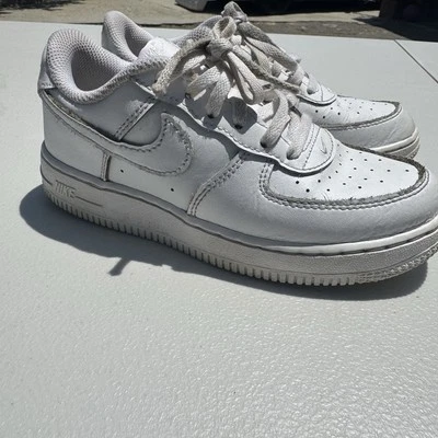 Nike Kids Shoes Air Force 1 Low Trainers Size 1.5Y White DH2925-111 Sneakers - Image 1 of 4