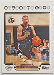 Russell Westbrook RC Rookie Topps Oklahoma City Thunder 2008-09 - Imagen 1 de 2