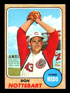 1968 TOPPS OPC O PEE CHEE BASEBALL #171 Don Nottebart EX+ Cincinnati Reds Card - Picture 1 of 2