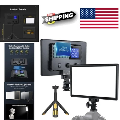 Luz de video LED profesional con temperatura de color ajustable y LCD incorporada Foto 1 de 4