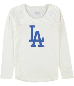 Touch Womens LA Dodgers Logo Graphic T-Shirt, Off-White, Medium - Picture 1 of 2
