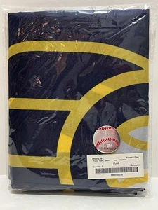 Milwaukee Brewers Miller Lite Beer Flag approx 30X48 NIP Sealed Promotional - Picture 1 of 6
