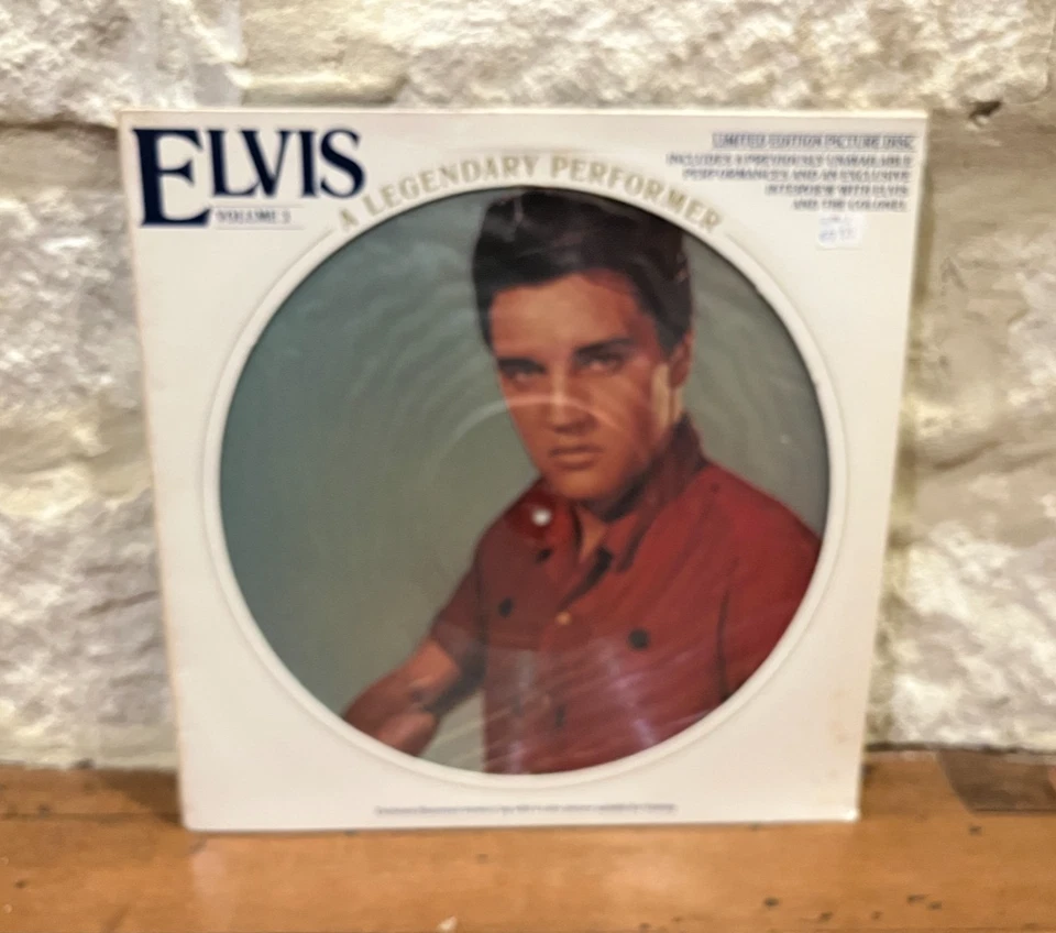 ELVIS PRESLEY A Legendary Performer Vol 3 ORIGINAL LP PICTURE DISC Foto 1 de 1