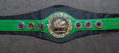 WBC 拳击冠军腰带高品质复制品正品 8 毫米黄铜盘子 — 第 1/4 张图片