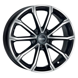 LLANTAS MAK DAVINCI 8X19 5X112 BLACK MIRROR ZU0 - Imagen 1 de 4