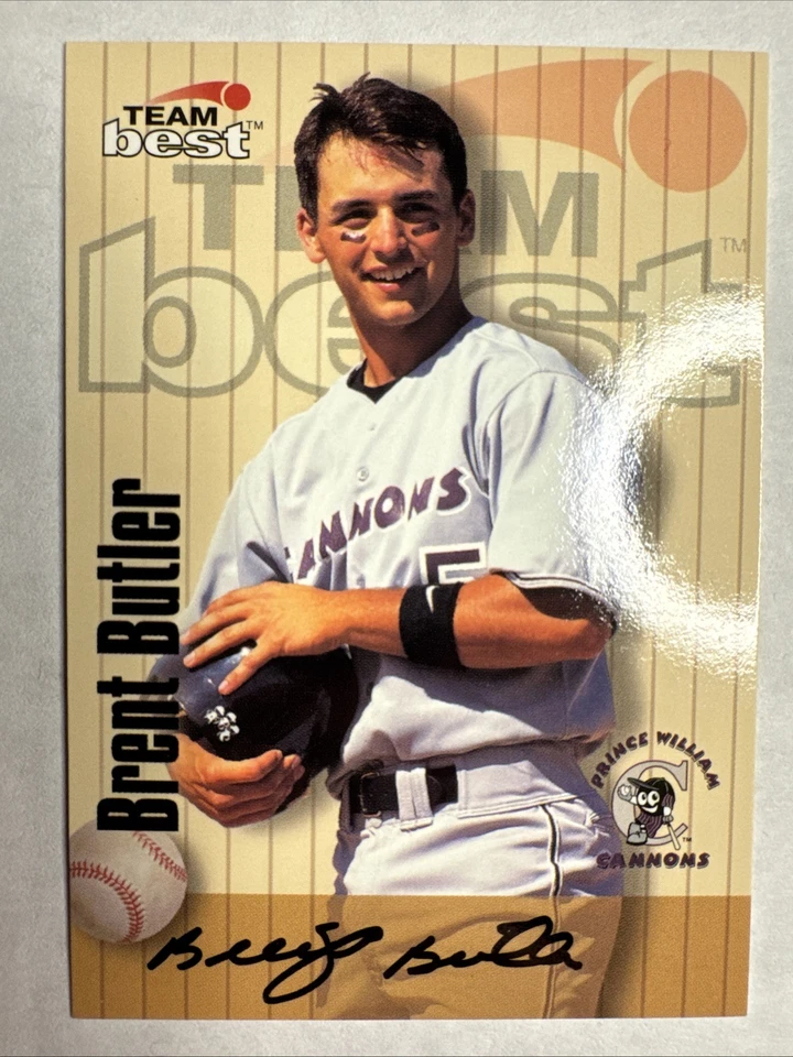 1998 Team Best/Best - Signature Series Autographs Brent Butler (AU) - Image 1 of 2