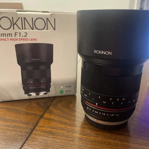 Rokinon 50mm F1.2 High Speed Lens (Micro 4/3 Black) - Picture 1 of 5