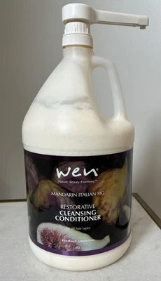 Acondicionador limpiador de higos italiano Wen Mandarin 128 OZ / 3,7 L Chaz Dean Foto 1 de 4