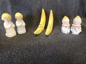 Kleines Konvolut alter Salz & Pfefferstreuer Monde Clowns und betende... - Bild 1 von 5