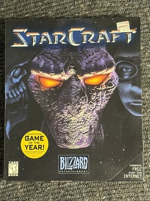 BOX & PAPERS ONLY StarCraft PC Win 95 Blizzard Plus Blizzard Notepad - Image 1 of 4