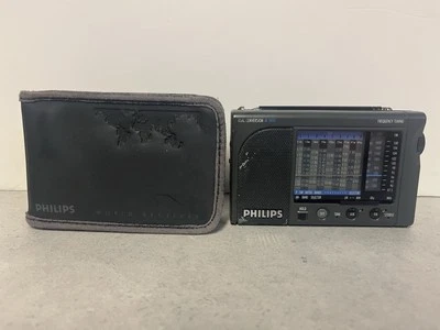 Vintage PHILIPS AE 3405 Dual Conversion 12 Band World Receiver. WORKING w/CASE - Image 1 of 4