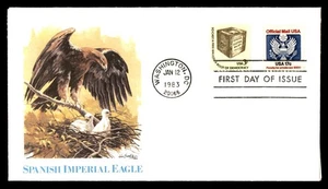 Mayfairstamps US FDC 1983 Great Seal Spanish Imperial Eagle First Day Cover aau_ - Picture 1 of 2