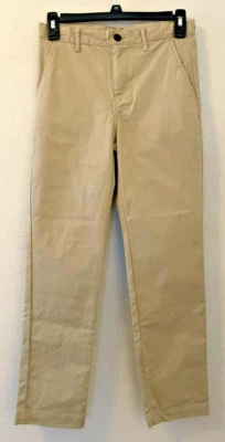 OLD NAVY Unisex Slacks Youth Size 12 Skinny Beige Built In Flex Excellent+ Read - Image 1 of 4