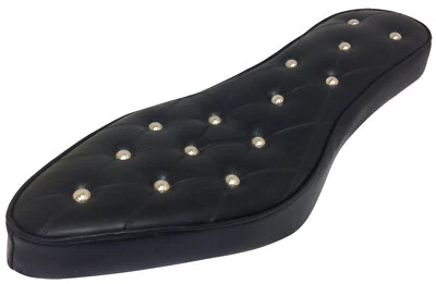 Asiento de moto Selle Giuliari contorno cobra tachonado picadora personalizada vintage NUEVO Foto 1 de 2