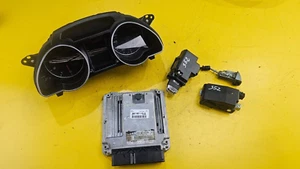 AUDI A5 8T COUPE 2.0 TFSI CDNB 07-2011 PETROL ENGINE ECU KEY LOCK SET 8K2907115Q - Picture 1 of 11