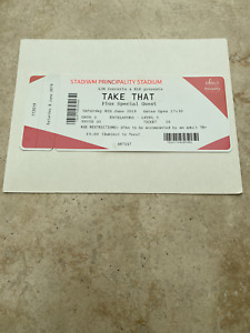 Take That Greatest Hits Live Tour 2019 Hospitality Concert Ticket  Cardiff