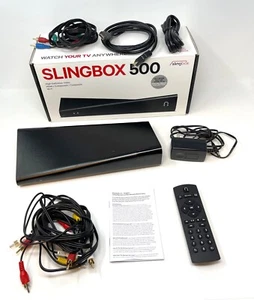 USED ONCE Sling Media Slingbox 500 Digital Media Streamer Wi-fi HDMI OPEN BOX - Picture 1 of 10