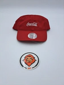 RARE Kith X Coke Mitchell & Ness Strapback Red (One Size) - Picture 1 of 4