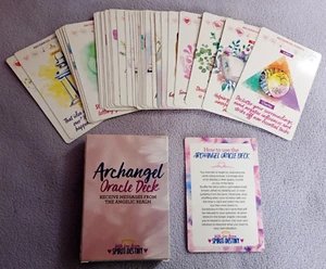 ARCHANGEL ORACLE DECK BY SPIRIT AND DESTINY Fortune Telling Like Tarot Cards - Picture 1 of 2