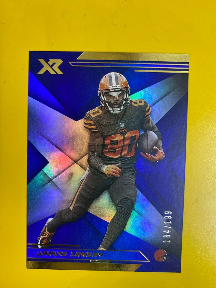D41660  2019 Panini XR Blue #80 Jarvis Landry BROWNS #184/199 - Image 1 of 1