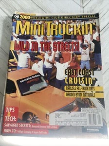 Mini Truckin' Magazine January 2000 Volume 14 Number 1 Minitruckin Trucking 2000 - Picture 1 of 8