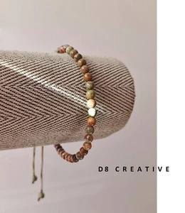 New men's natural  agate  hand woven bracelet - Picture 1 of 3